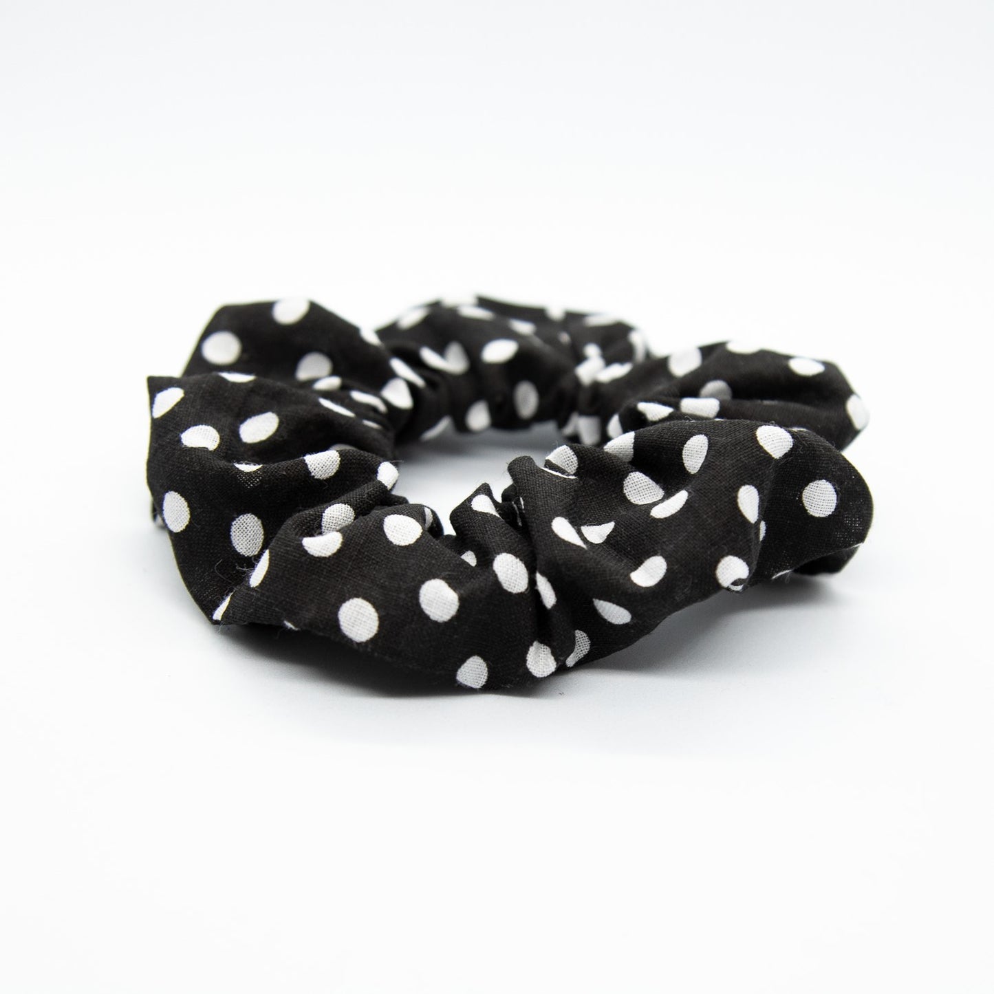 Black with White Polka Dots