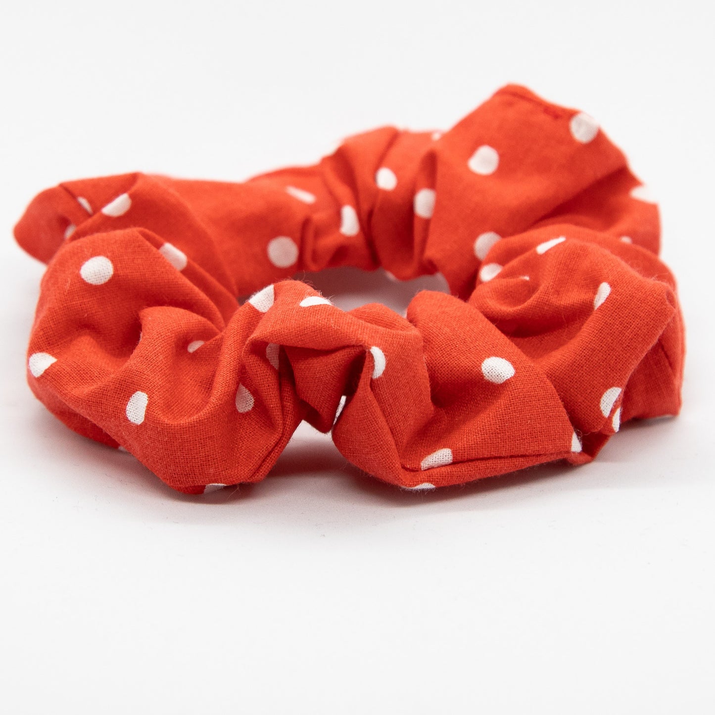 Red with White Polka Dots